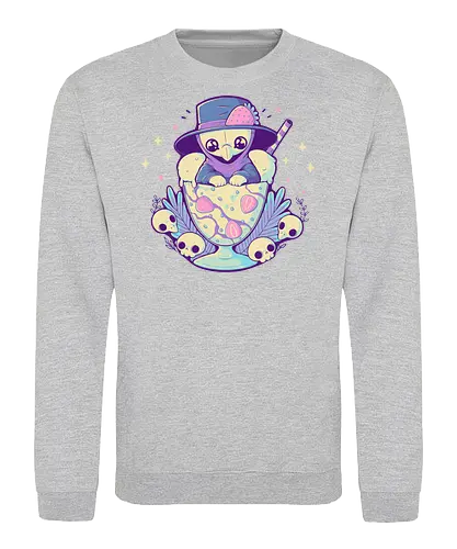 Cute Plague Doctor Ice Cream - plague, plague doctor, pestdoktor, eis, ice cream - Sweatshirt