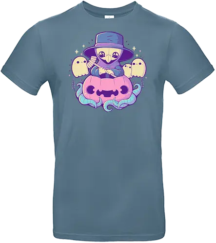 Cute Plague Doctor Pumpkin - plague doctor, plague, pestdoktor, pumpkin, ghost, geist, halloween - Standard T-Shirt