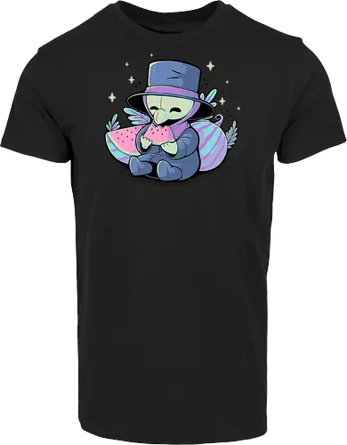 Cute Plague Doctor with Watermelon