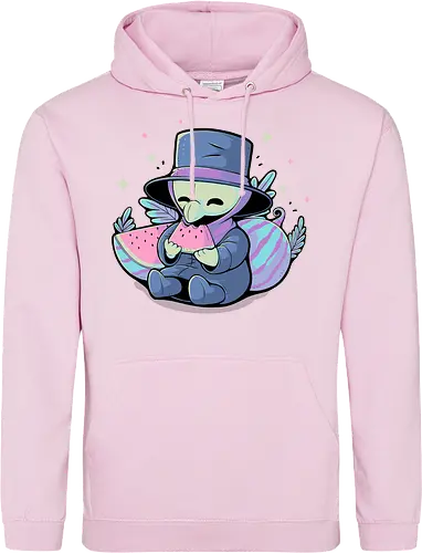 Cute Plague Doctor with Watermelon