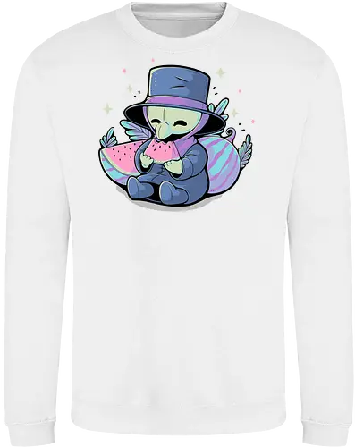 Cute Plague Doctor with Watermelon
