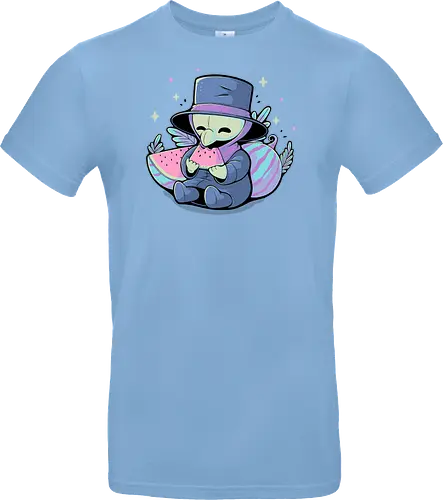 Cute Plague Doctor with Watermelon