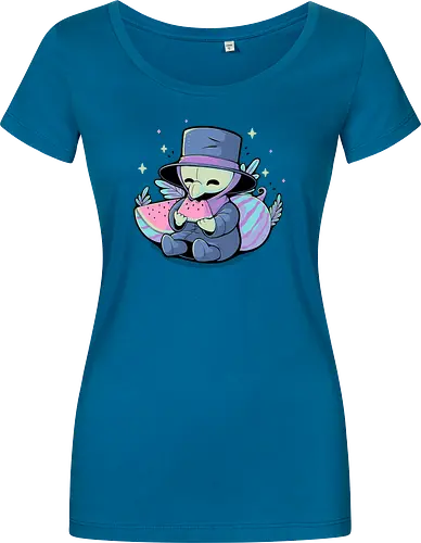 Cute Plague Doctor with Watermelon