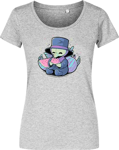 Cute Plague Doctor with Watermelon