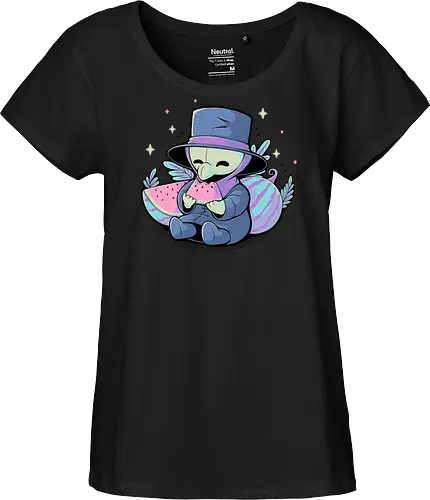 Cute Plague Doctor with Watermelon