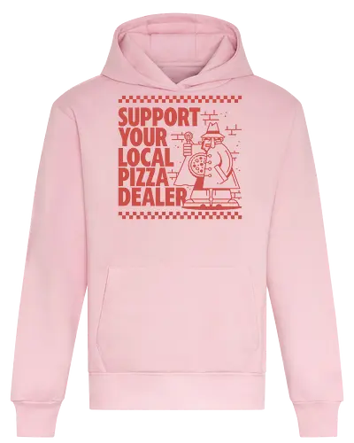 Support your local Pizza Dealer - pizza, support, buy local, dealer - Heavyweight Hoodie
