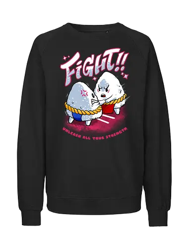 Onigiri Pride - onigiri, sushi, reis, rice, sumo, match - Fairtrade Sweatshirt