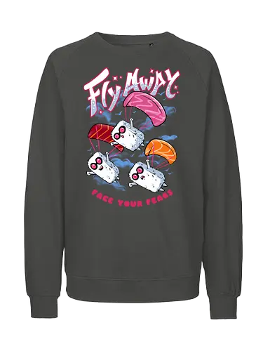 Sushi in the Air - sushi, japan, fliegen, maki, nigiri - Fairtrade Sweatshirt