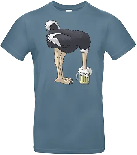 Caricatura Sommerakademie – Strauß - caricatura, sommerakademie, strauß, bier - Standard T-Shirt