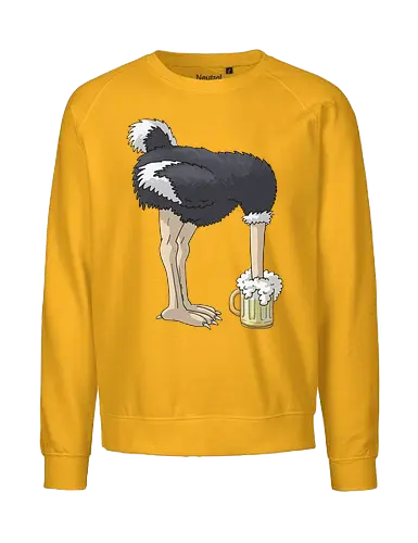 Caricatura Sommerakademie – Strauß - caricatura, sommerakademie, strauß, bier - Fairtrade Sweatshirt