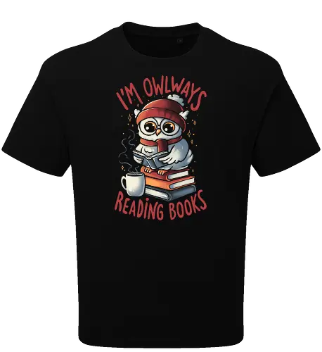 Owlways Reading Books - dark