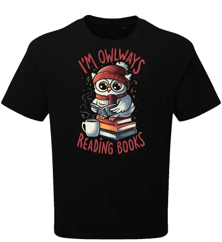 Owlways Reading Books - dark