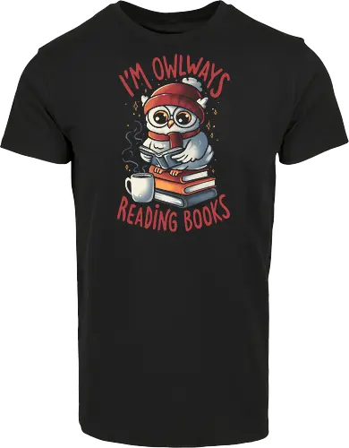 Owlways Reading Books - dark