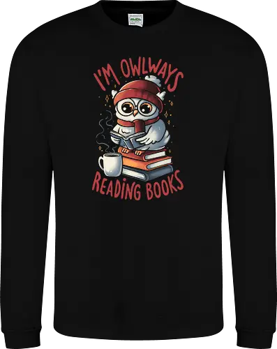 Owlways Reading Books - dark