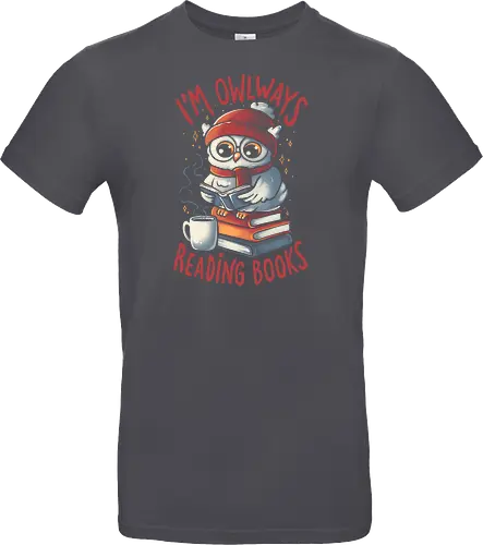 Owlways Reading Books - dark