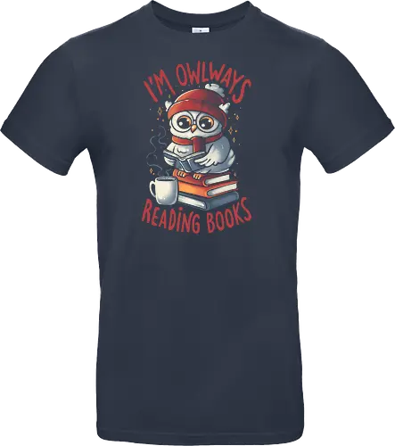 Owlways Reading Books - dark