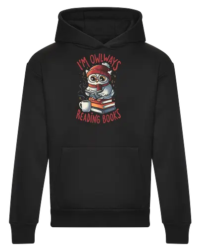 Owlways Reading Books - dark