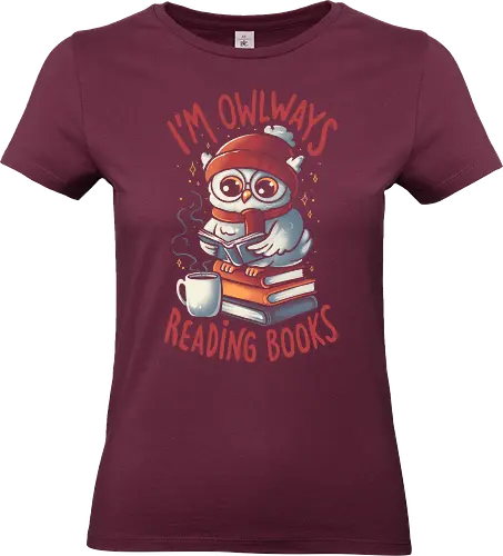 Owlways Reading Books - dark