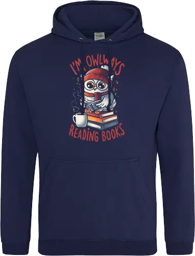 Owlways Reading Books - dark