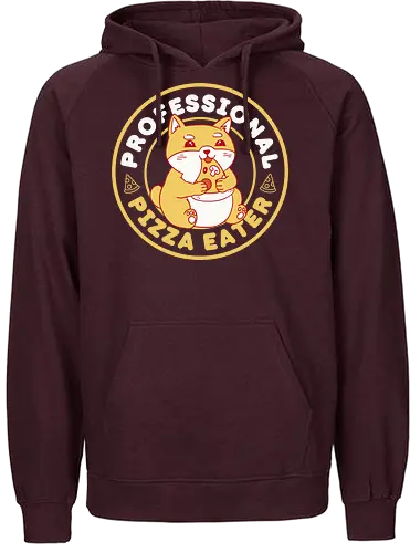 Professional Pizza ter - dog, hund, pizza, shiba, inu - Fairtrade Hoodie