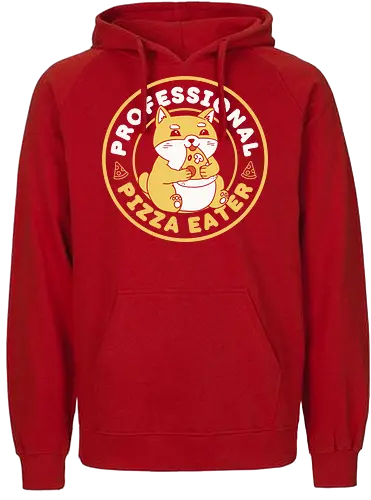 Professional Pizza ter - dog, hund, pizza, shiba, inu - Fairtrade Hoodie