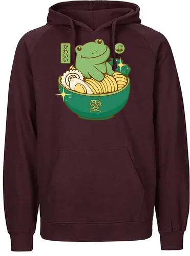 Ramen Frog - ramen, frosch, frog - Fairtrade Hoodie
