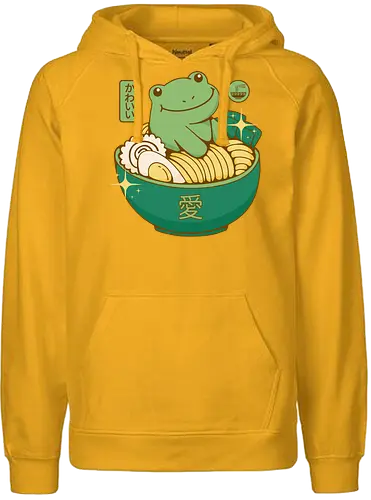 Ramen Frog - ramen, frosch, frog - Fairtrade Hoodie