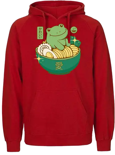 Ramen Frog - ramen, frosch, frog - Fairtrade Hoodie