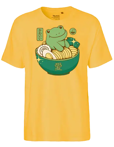 Ramen Frog - ramen, frosch, frog - Fairtrade T-Shirt