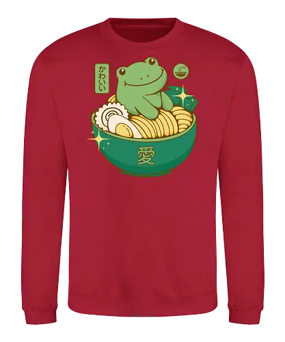 Ramen Frog - ramen, frosch, frog - Sweatshirt