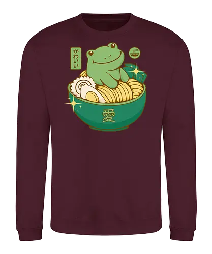 Ramen Frog - ramen, frosch, frog - Sweatshirt