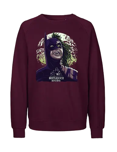 Beetle returns - juice, bat, fledermaus, mashup, bug - Fairtrade Sweatshirt