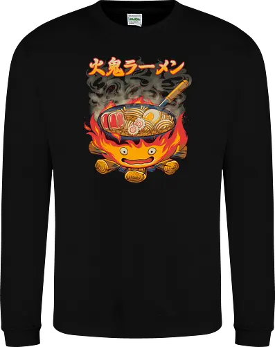 Fire Demon Ramen - fire, ramen, anime - Sweatshirt
