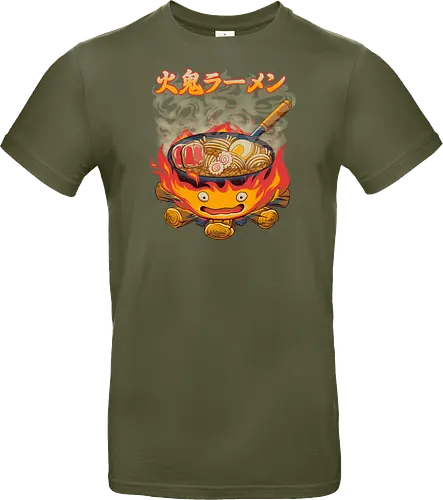 Fire Demon Ramen - fire, ramen, anime - Standard T-Shirt
