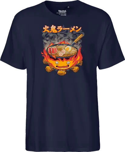 Fire Demon Ramen - fire, ramen, anime - Fairtrade T-Shirt