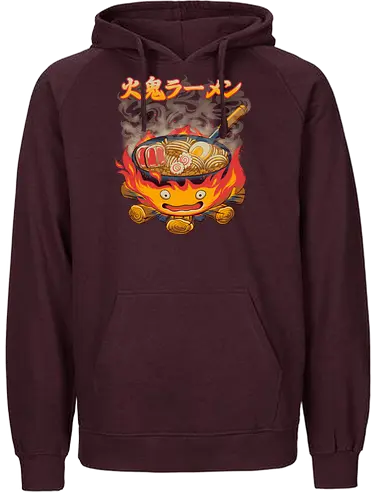 Fire Demon Ramen - fire, ramen, anime - Fairtrade Hoodie