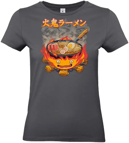 Fire Demon Ramen - fire, ramen, anime - Standard T-Shirt (Frauen)