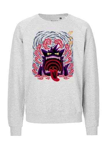 Giant Poison Ghost - monster, pocket, ghost - Fairtrade Sweatshirt