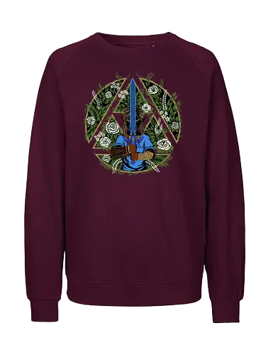 Warrior in the Forest - Breath, hero of time, wild, kingdom, gaming - Fairtrade Sweatshirt