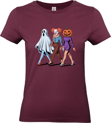 halloween party - halloween, costumes, pumpkin, party, woman, humor, trick or trt - Standard T-Shirt (Frauen)