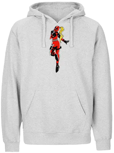 Antilady - Antihero, super hero, comics, woman, humor, funny, geek, nerd, lady - Fairtrade Hoodie