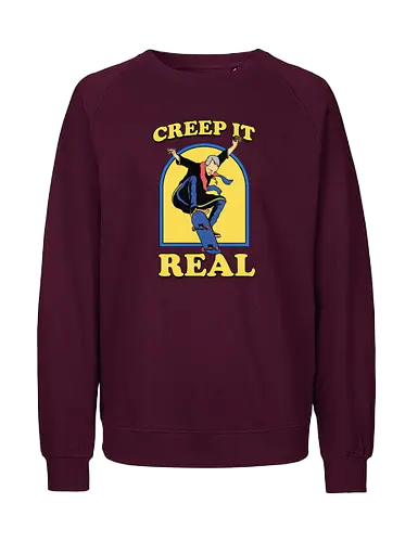 Creep it real - halloween, costumes, pumpkin, party, priest, humor, trick or treat - Fairtrade Sweatshirt