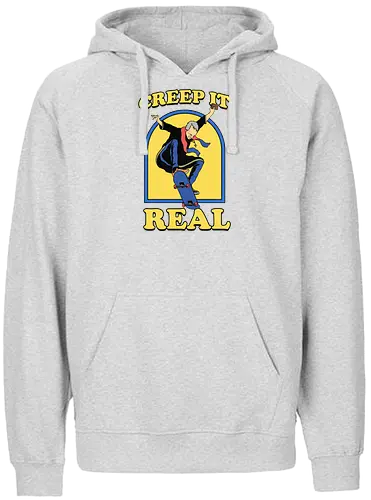 Creep it real - halloween, costumes, pumpkin, party, priest, humor, trick or treat - Fairtrade Hoodie