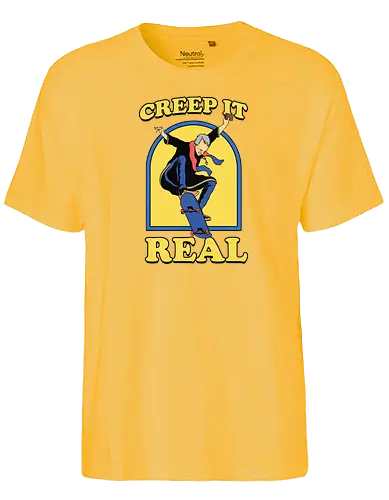 Creep it real - halloween, costumes, pumpkin, party, priest, humor, trick or treat - Fairtrade T-Shirt