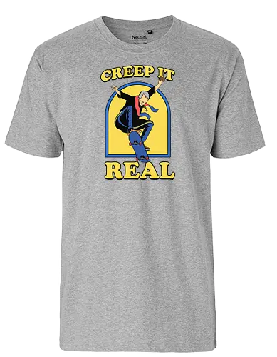 Creep it real - halloween, costumes, pumpkin, party, priest, humor, trick or treat - Fairtrade T-Shirt