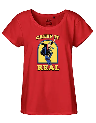 Creep it real - halloween, costumes, pumpkin, party, priest, humor, trick or treat - Fairtrade Girl Shirt