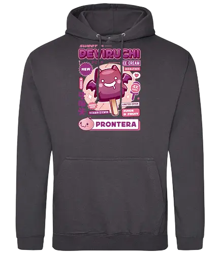 Deviruchi Ice Cream - ragnarok online, slime, mmorpg, jrpg, poring, angeling, deviling, deviruchi, ragnarok mobile, geffen dungeon, gaming, video game, gamer, ragnarok eternal love, ragnarok origin - Standard Hoodie