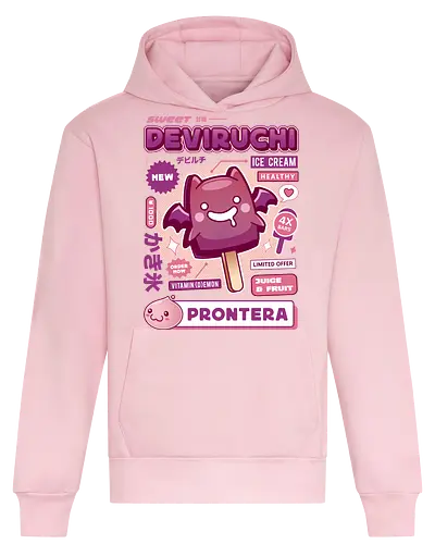 Deviruchi Ice Cream - ragnarok online, slime, mmorpg, jrpg, poring, angeling, deviling, deviruchi, ragnarok mobile, geffen dungeon, gaming, video game, gamer, ragnarok eternal love, ragnarok origin - Heavyweight Hoodie