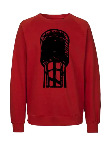MDB Waassertuerm Logo Front - #minettsdappbrauerei, #midabrau, #lokalebéier, #craftbeerlover - Fairtrade Sweatshirt