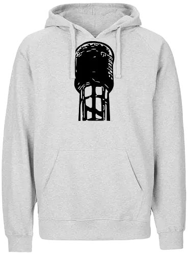 MDB Waassertuerm Logo Front - #minettsdappbrauerei, #midabrau, #lokalebéier, #craftbeerlover - Fairtrade Hoodie